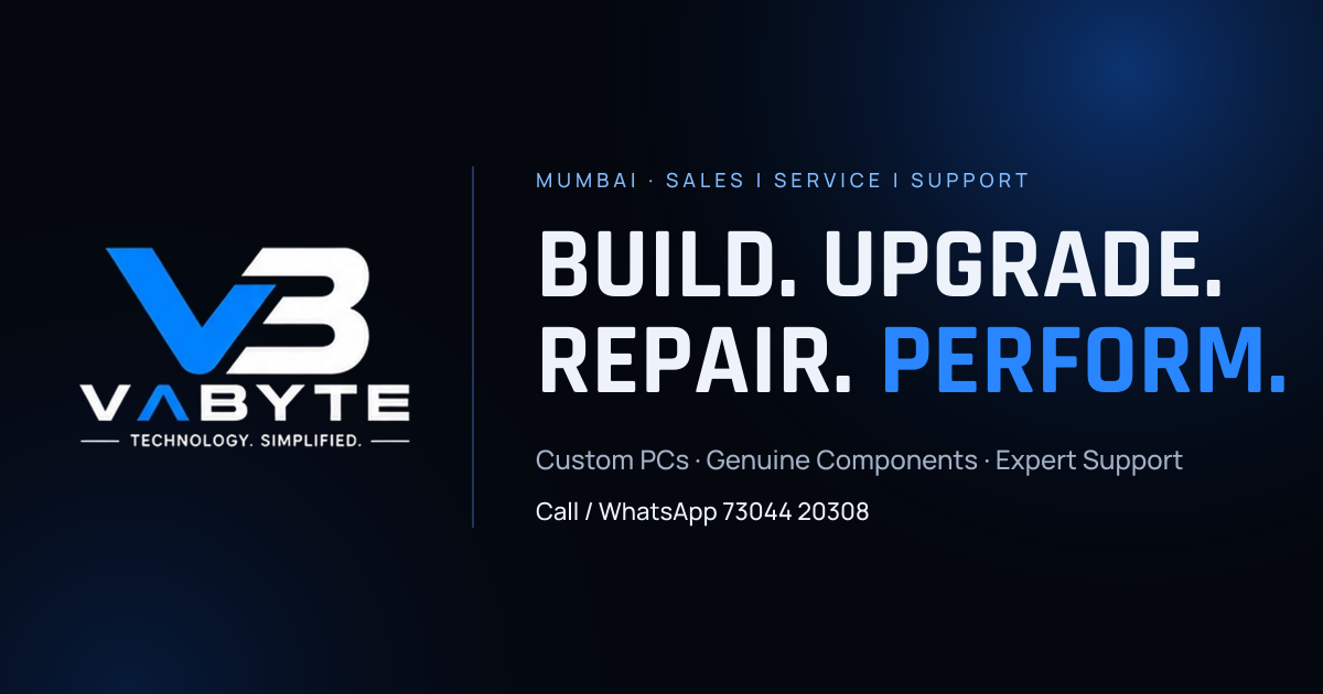 Vabyte | Custom PC Builds, Gaming PCs & PC Repair in Mumbai